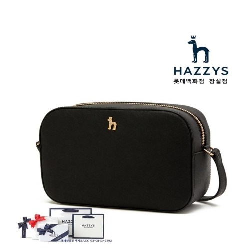  헤지스 액세서리 HIWA4F180BK 백화점BEST블랙 가죽 큐빅 퍼피 카메라백