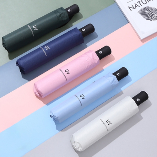 UV차단 파스텔 암막 자동 접이식 3단 우산