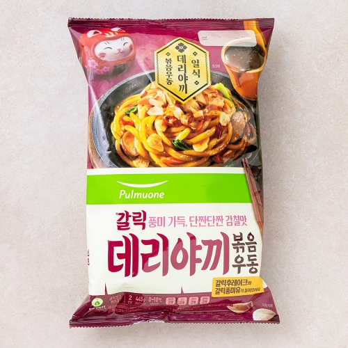 풀무원 생가득 볶음 우동 갈릭 데리야끼 445g (1개)_이미지
