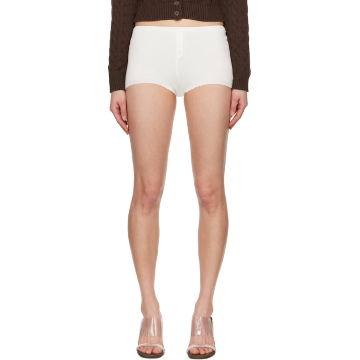 신원 비키 Frankies nis 화이트 브래들리 부티 니트 쇼츠 251090F088002