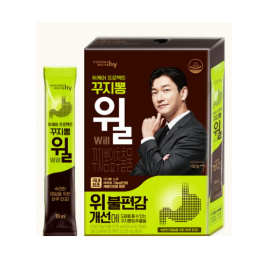 한국야쿠르트 위케어프로젝트 꾸지뽕윌 18ml 15포 (1개)_이미지
