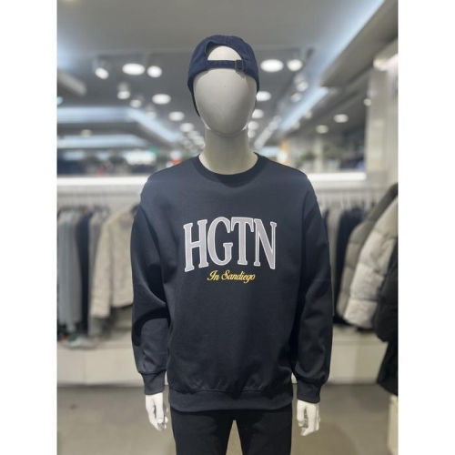 행텐 세이브존03 공용 더블페이스 아치 레터링 맨투맨 10560-031-202-07 100 E45329404