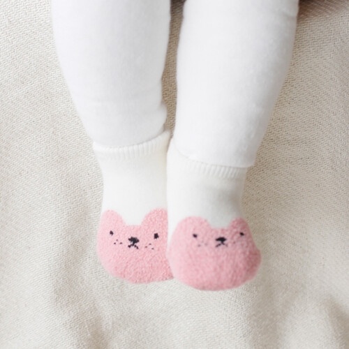 하이베이비클럽 기모 주근깨덧신 유아덧신 유아양말 아기덧신