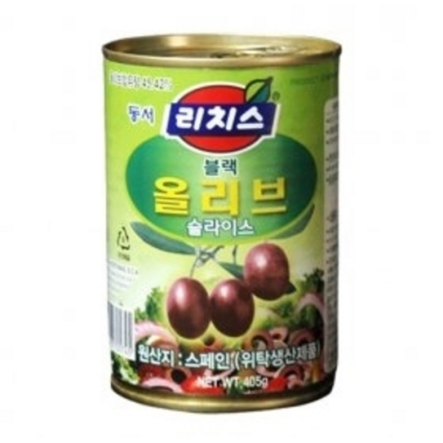 동서식품 리치스 블랙 올리브 슬라이스 405g (1개)_이미지