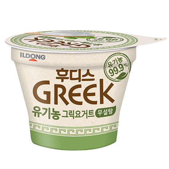 일동후디스 유기농 그릭요거트 무설탕 80g (4개)