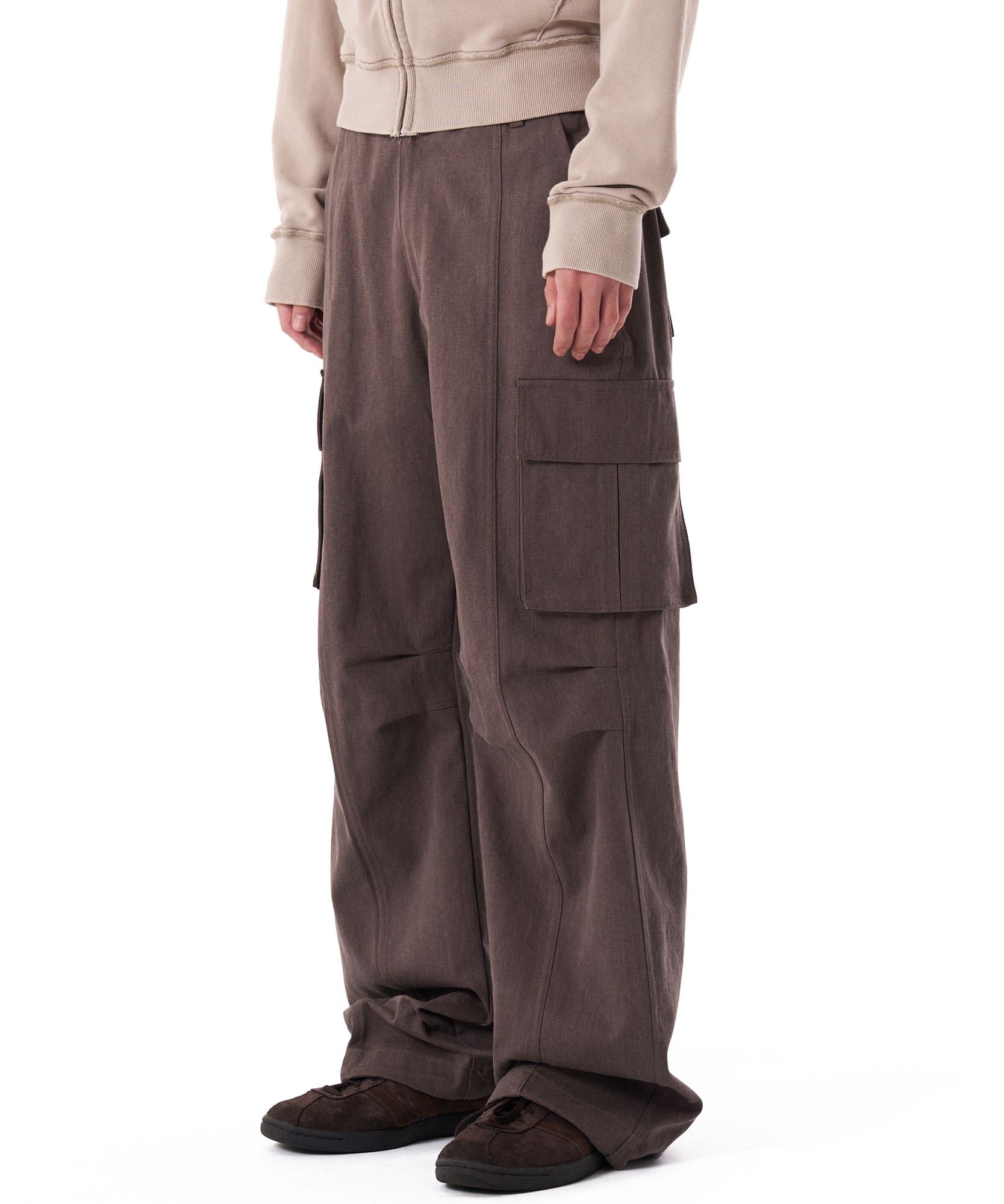 피그먼트 아캄 Cargo Pocket Pants Brown 9807738_이미지