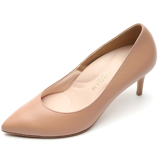 쓰담슈즈 시그니처 세이브토 쿠션 스틸레토 펌프스 (퀴즈 핑크)_이미지