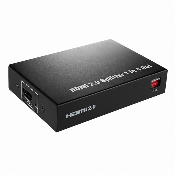 �������������ͽ� �ؽ�Ʈ 1:4 HDMI 2.0 �й�� (NEXT-404SP4K60)