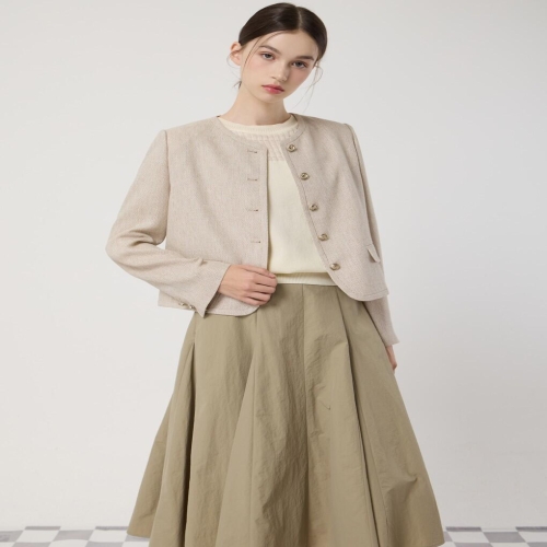 씨씨콜렉트 C252MSF332_칼라리스 린넨 자켓_이미지