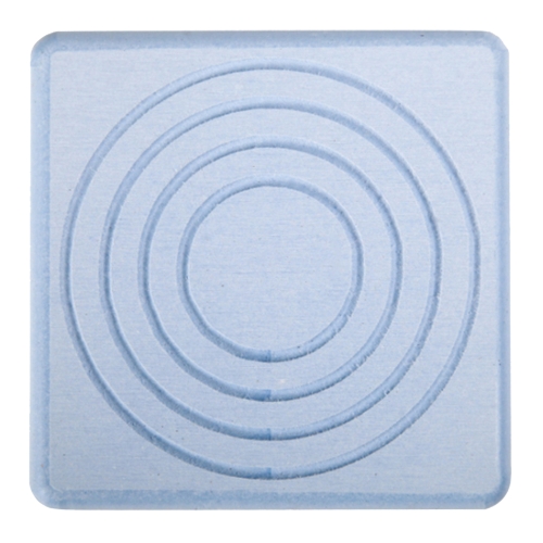블럭마트 규조토 주방 컵받침 겸 비누받침 블루 10 x 10 x 0.9 cm_이미지