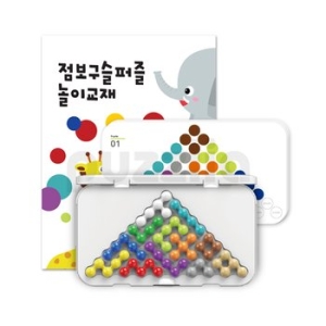 퍼즐리아 점보구슬퍼즐 삼각 유아용 활용세트_이미지