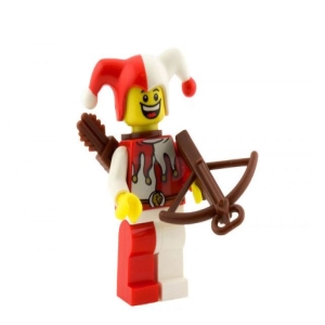 레고 미니피규어 853373 캐슬 킹덤 라이언 제스터 광대 체스 기사 cas512_이미지