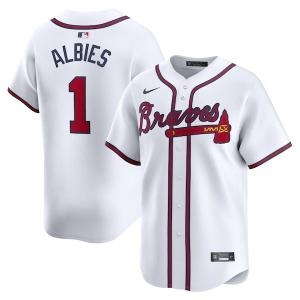  나이키 1100439 MLB Ozzie Albies 애틀랜타 브레이브스 Away 리미티드 플레이어 저지 화