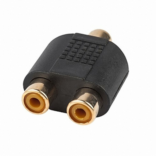라인업시스템 LANSTAR 1RCA-2RCA F/F AV 젠더 (LS-AVG-1RF-2RF)