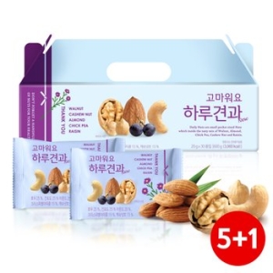선명농수산 썬넛트 고마워요 하루견과 선물세트 20g 30개입 (1개)