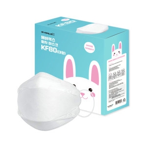 에버렉스 미세먼지 황사 방역 마스크 KF80 대형 50매 숨쉬기 편한 마스크