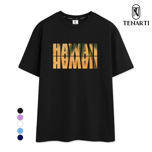 테너티 하와이 hawaii 베이직 그래픽 반팔 티셔츠 TNT018