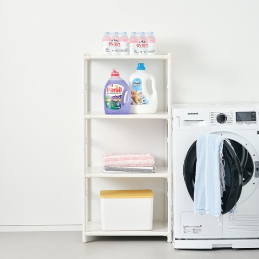 MF매직하우스 철제 팬트리 앵글 시스템 수납 선반 4단 600