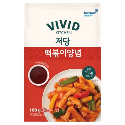 비비드키친 저당 떡볶이양념 100g (1개)_이미지