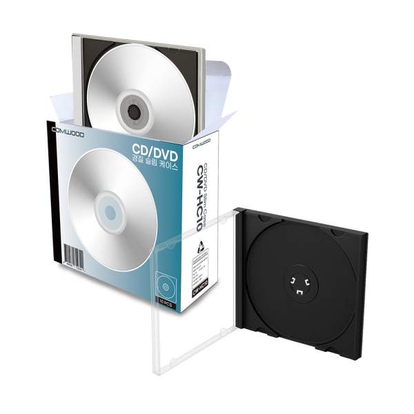 COMWOOD CW-HC10 경질 슬림 CD 케이스_이미지