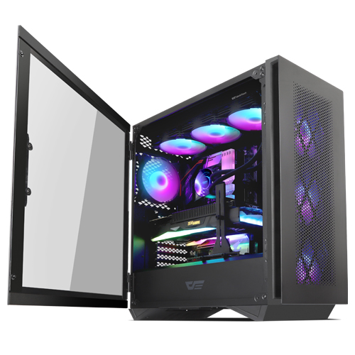 darkFlash DLS480 RGB 강화유리 (블랙)_이미지