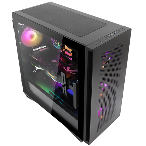 darkFlash DLS480 RGB 강화유리 (블랙)_이미지