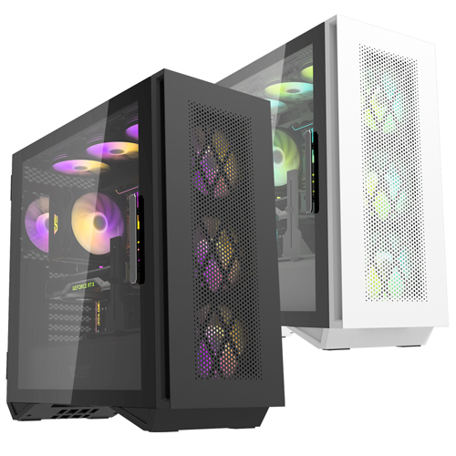 darkFlash DLS480 RGB 강화유리 (블랙)