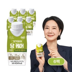 정식품 그린비아 당 케어 곡물맛 200ml (6개)