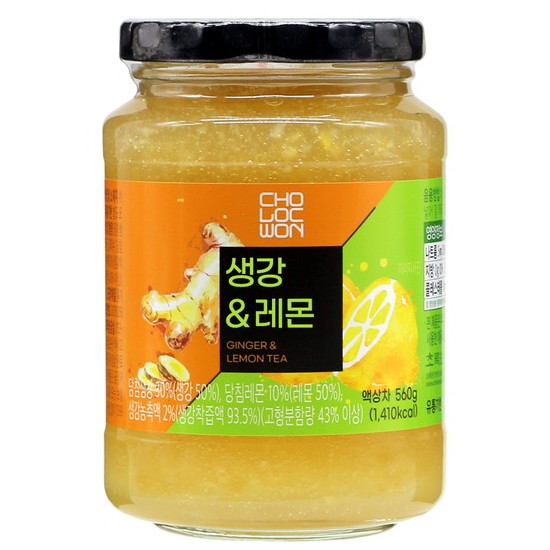 초록원 생강레몬차 560g (1개)_이미지