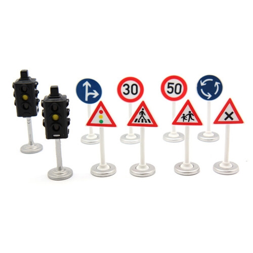 시쿠 시쿠 도로 표지판 세트