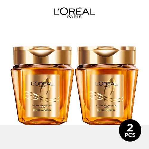 로레알 로레알파리 엑스트라오디네리 오일 실크 마스크 팩 250ml (2개)
