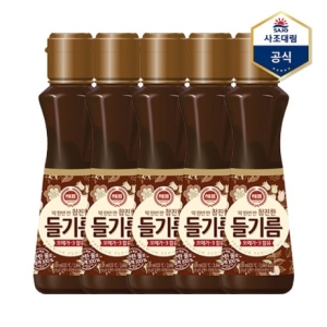 해표 참진한 들기름 320ml 5병 /들깨기름