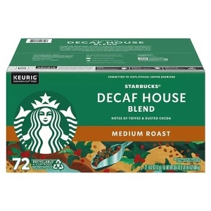 스타벅스 큐리그 디카페인 하우스 72 캡슐 커피_이미지