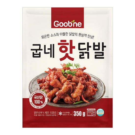 지앤건강생활 굽네 핫 닭발 350g (3개)