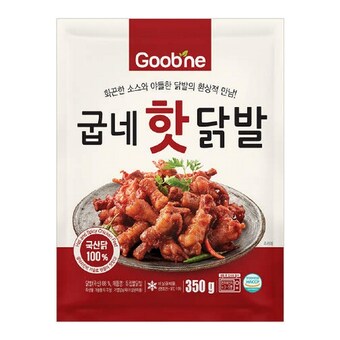 지앤건강생활 굽네 핫 <b>닭발</b> 350g