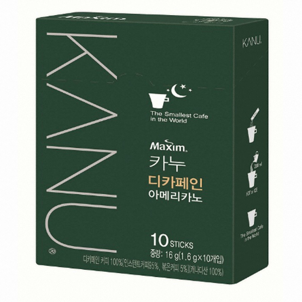동서식품 맥심 카누 디카페인 아메리카노 10T (10개)