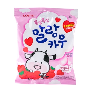 롯데제과 폭신폭신 말랑카우 딸기 158g (5개)_이미지
