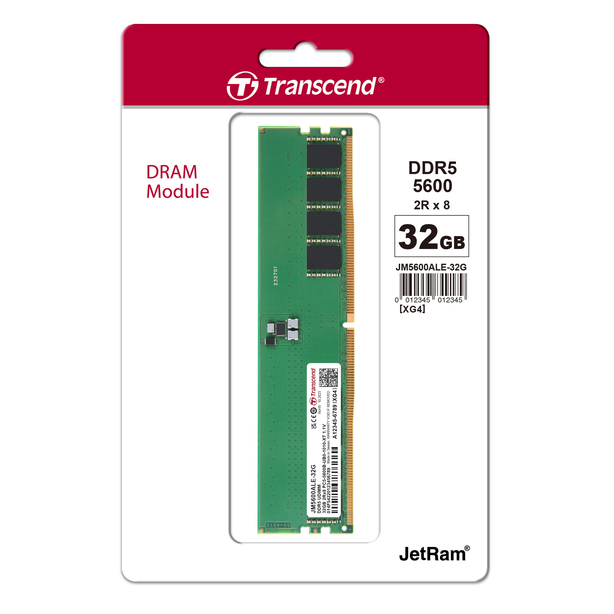 트랜센드 DDR5-5600 CL46 Jetram (32GB)_이미지
