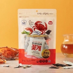 사조대림 해표 로스팅 꽃게 다시팩 81g (16개)
