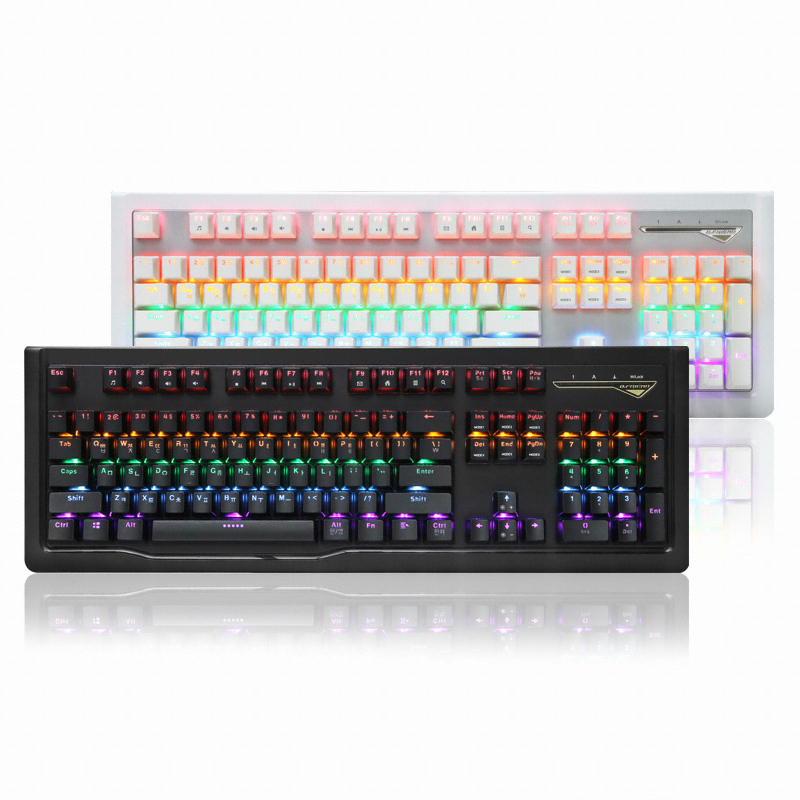 비프렌드 G-MASTER 레인보우 이중사출 (블랙, 청축)_이미지