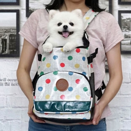 패리스독 멀티 도트 앞가방 그레이 (L)_이미지