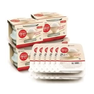 햇반 백미 200g 12개 + 백미 큰공기 300g 12개