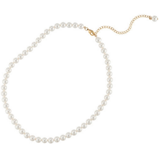 타티아나 14K 클래식 진주 초커 목걸이 NZ1042_이미지