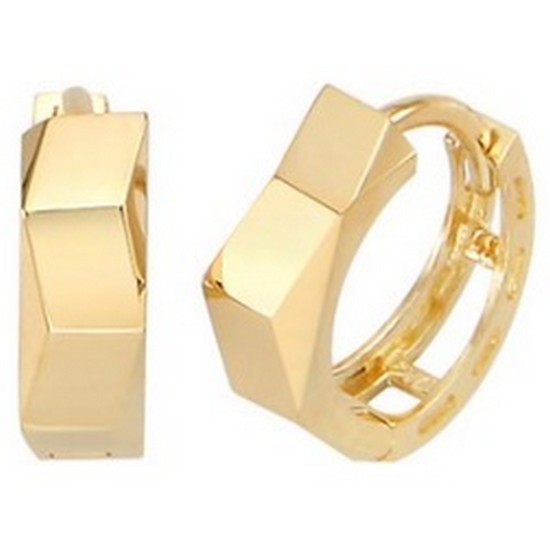 14K 해치 귀걸이