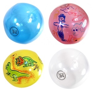 [불명] 비치볼 꾸미기 그리기 물놀이 어린이 탱탱볼 미술