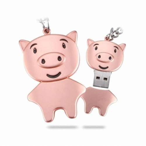오피아컴 Kalron 꿀꿀 메탈 복돼지 USB (8GB)_이미지