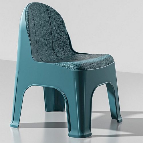 오블롱 중 통사출로 튼튼한 등받이 의자