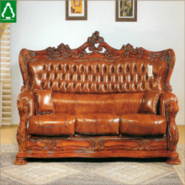 진영가구 알렉산더 클래식 가죽소파(3인)_이미지