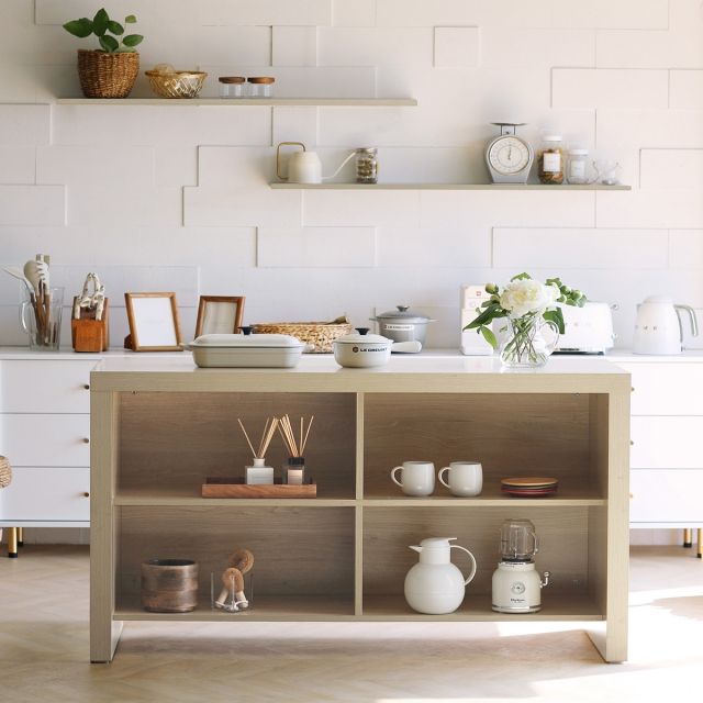 알렉스 홈바 아일랜드 식탁 1400