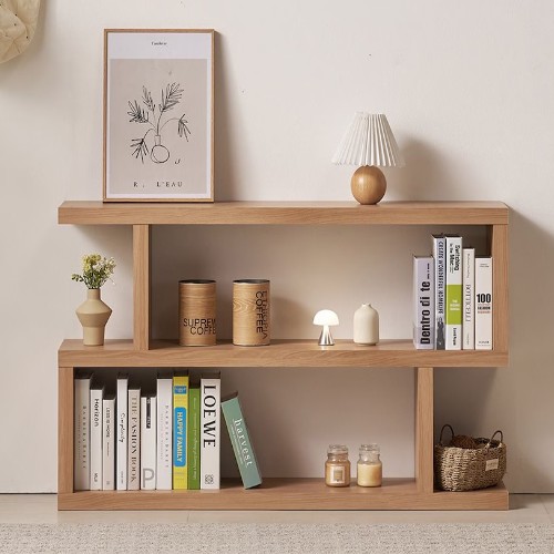 엣지퍼니처  글룩 2단 ㄹ 책장 1200